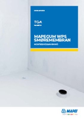Mapegum WPS smøremembran monteringsanvisning